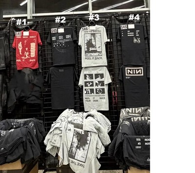 Nine Inch Nails NIN Peel It Back Tour 2026 Merch reprint T-Shirt