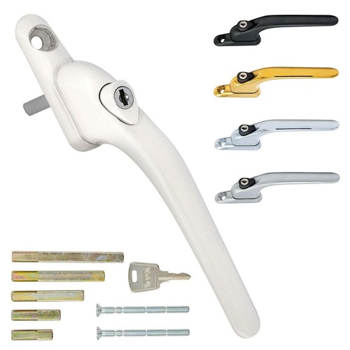 YALE UPVC CRANKED Window Handle Inline Locking Offset Espag Double