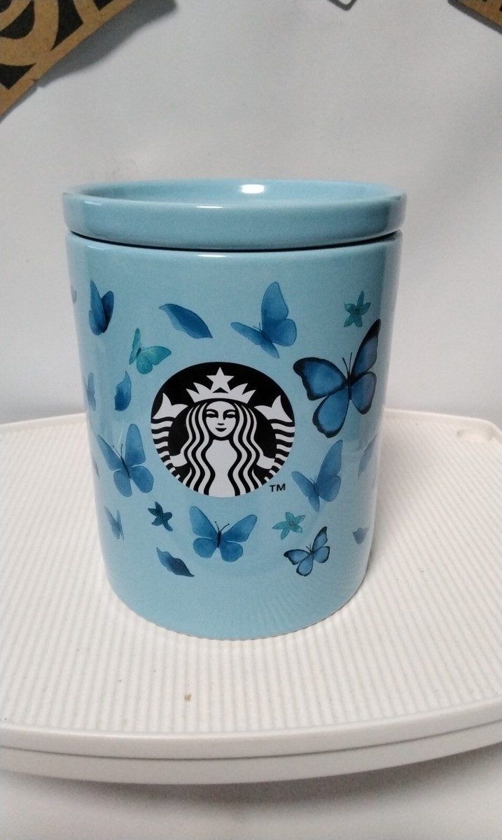 Starbucks Japan Canister Blue Butterfly Collection 2023 Free