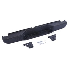 For 2005-2021 Nissan Frontier Black Steel Rear Step Bumper Wo Sensor Holes