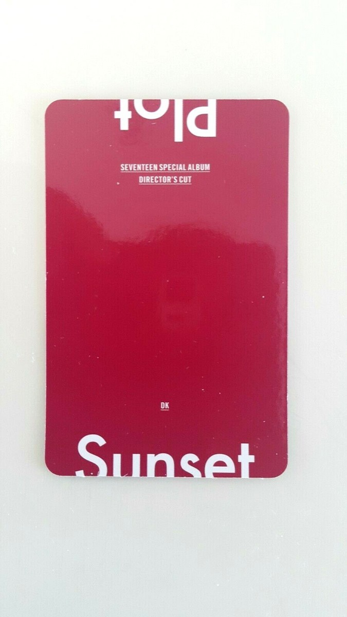 Seventeen Special Album Director's Cut Official Photocard +