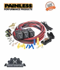 Painless Wiring 30118 Dual Activation Fan Relay | High-Quality Auto Part, Univer