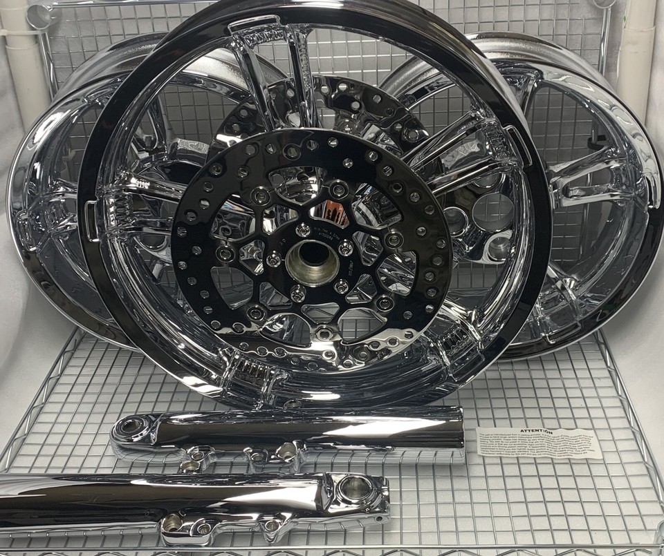 Harley ENFORCER Rims 2014 2023 FREEWHEELER Chrome tri glide Wheels