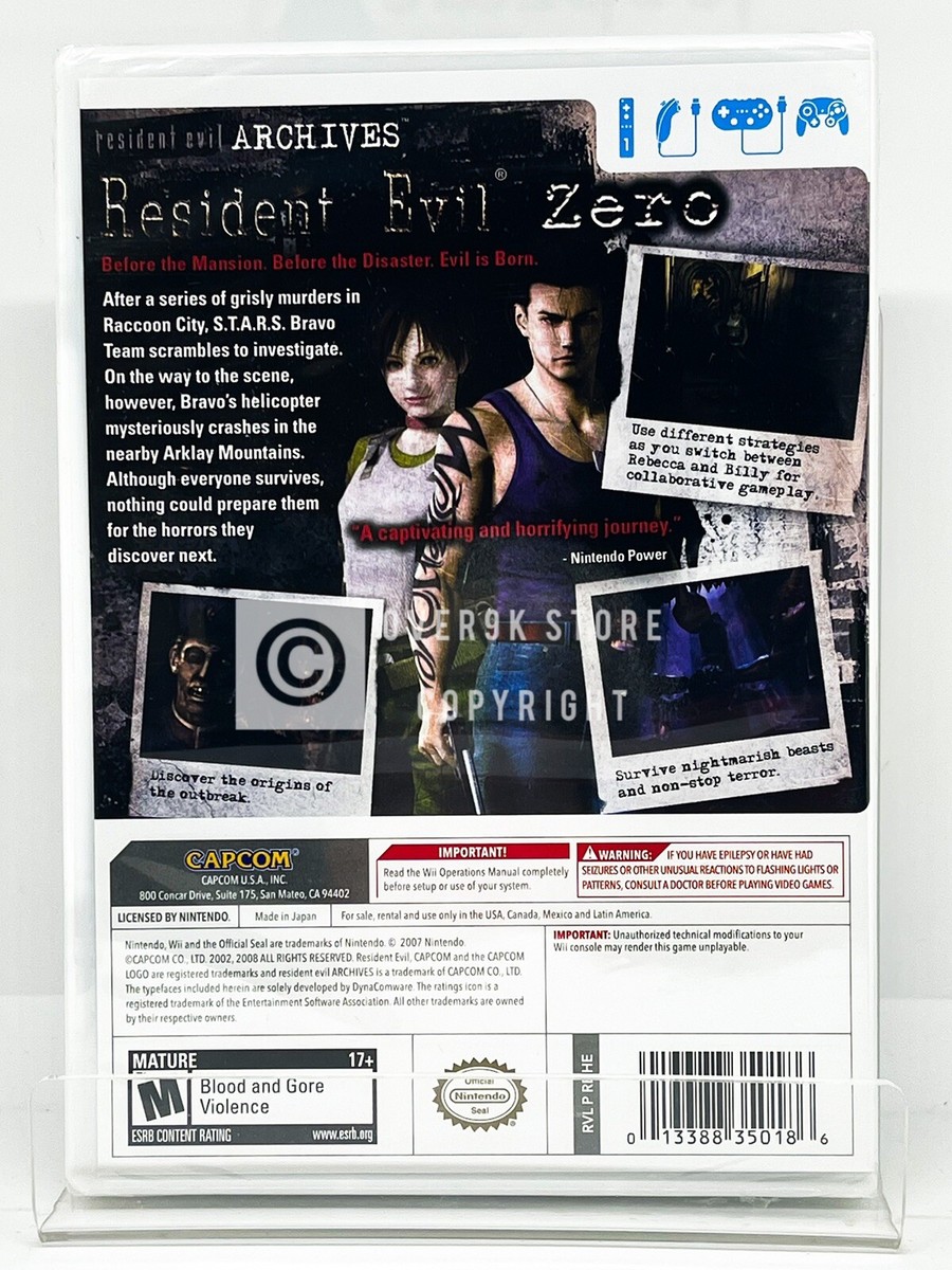 Resident Evil Archives: Resident Evil Zero - Nintendo Wii - Brand