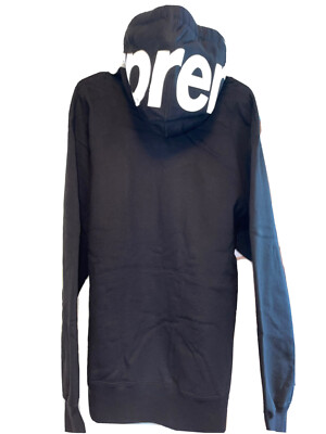 トップス Supreme Contrast Hooded Sweatshirt Black Supreme Contrast Hooded Sweat Shirt Black SIZE L IN HAND