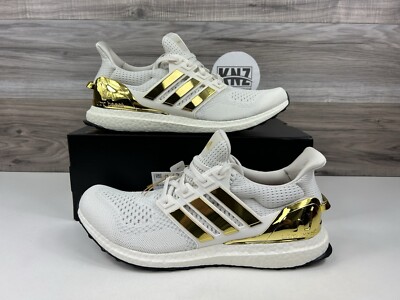 *RARE Adidas UB X Fortnite Victory Crow Ultraboost White Gold Men's Shoes JQ0717