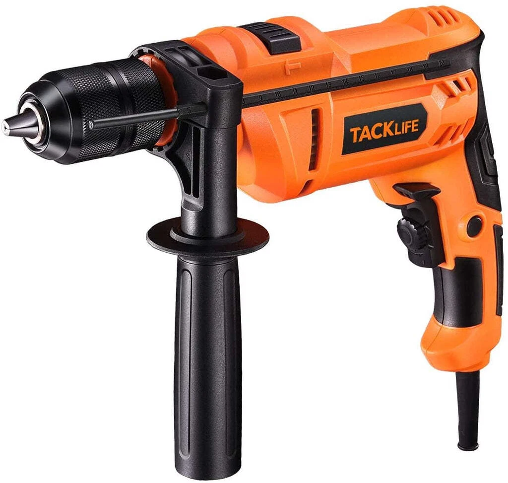 Tacklife PID05A Corded Solid Steel 3000RPM Black Orange 7.5Amp