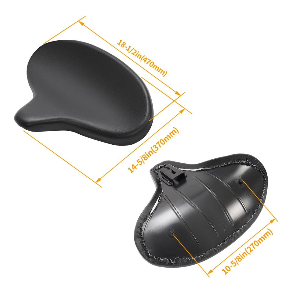 Asiento individual de motocicleta para Harley-Davidson WLA WLC VL UL EL WL cabeza de nudillo Foto 2 de 4