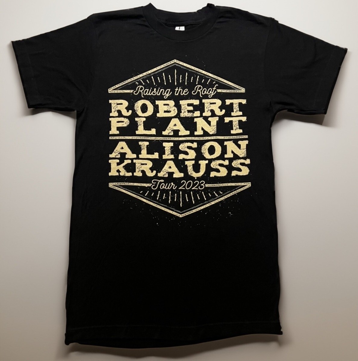 Robert Plant Alison Krauss 2023 Raising The Roof Tour Dates Sm T Shirt