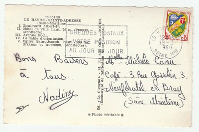 Carte Postale Ancienne, Hôtel De Ville Du Havre, Seine-Maritime (76), France
