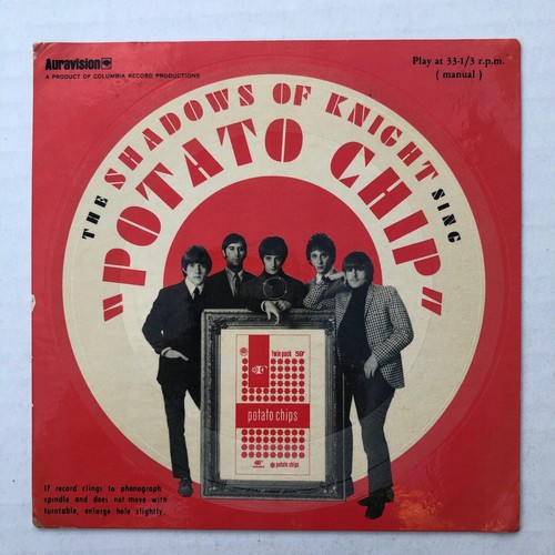 SHADOWS OF KNIGHT Kartoffelchip 1967 PROMO nur 5" FLEXI DISC Garage 45 UNGESPIELT!
