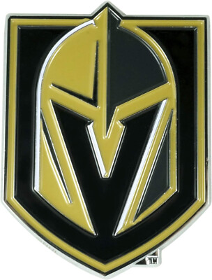 3D Heavy Thick Die Cast Color Metal Emblem NHL Las Vegas Golden Knights