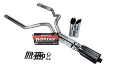 Chevy Gmc 1500 Truck 15-18 3 Dual Exhaust Kits Flowmaster Super 44 Slash Tip