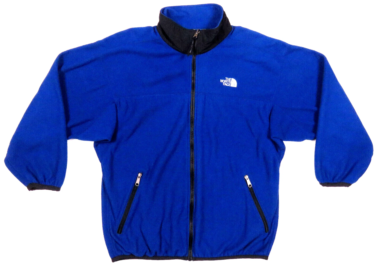 The North Face Fleece Sewn Logo Dome Spell Out Full Zip Jacket L