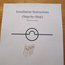 McIntosh C40 Preamp Lamps upgrade Kit LED Bulbs Lights INSTRUCTIONS