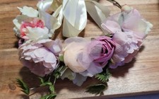 Flower Crown Rose Headpiece Wedding Bridal Flower Girl Halo Maternity Photo Prop