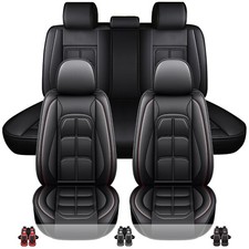 For Honda Cr-v Crv Full Set Car Seat Cover Leather Front Rear Protectors Cushion