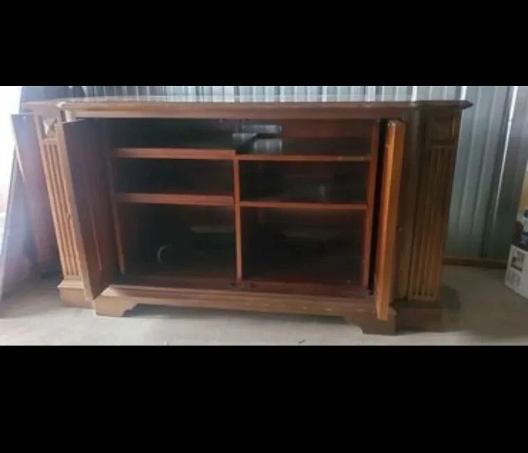 Consola de entretenimiento de plasma Ethan Allen Townhouse Collection MSG 4 FLETE Foto 2 de 4