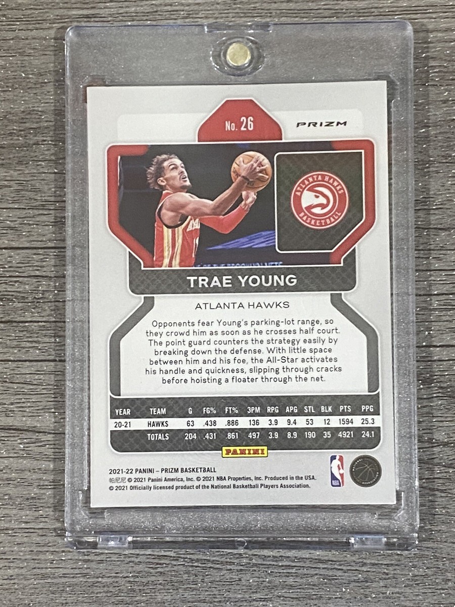 Trae Young RARE REFRACTOR PRIZM INVESTMENT CARD SSP HAWKS MINT MVP