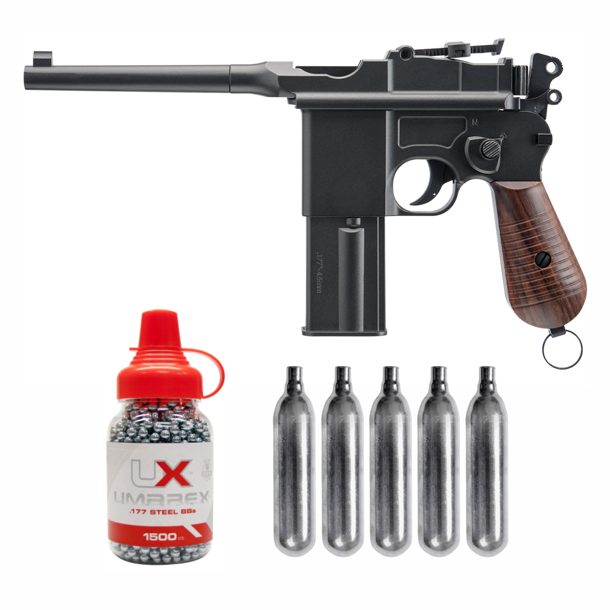 Umarex Legends M712 Blowback .177 Cal BB Air Pistol w/ CO2 Tanks