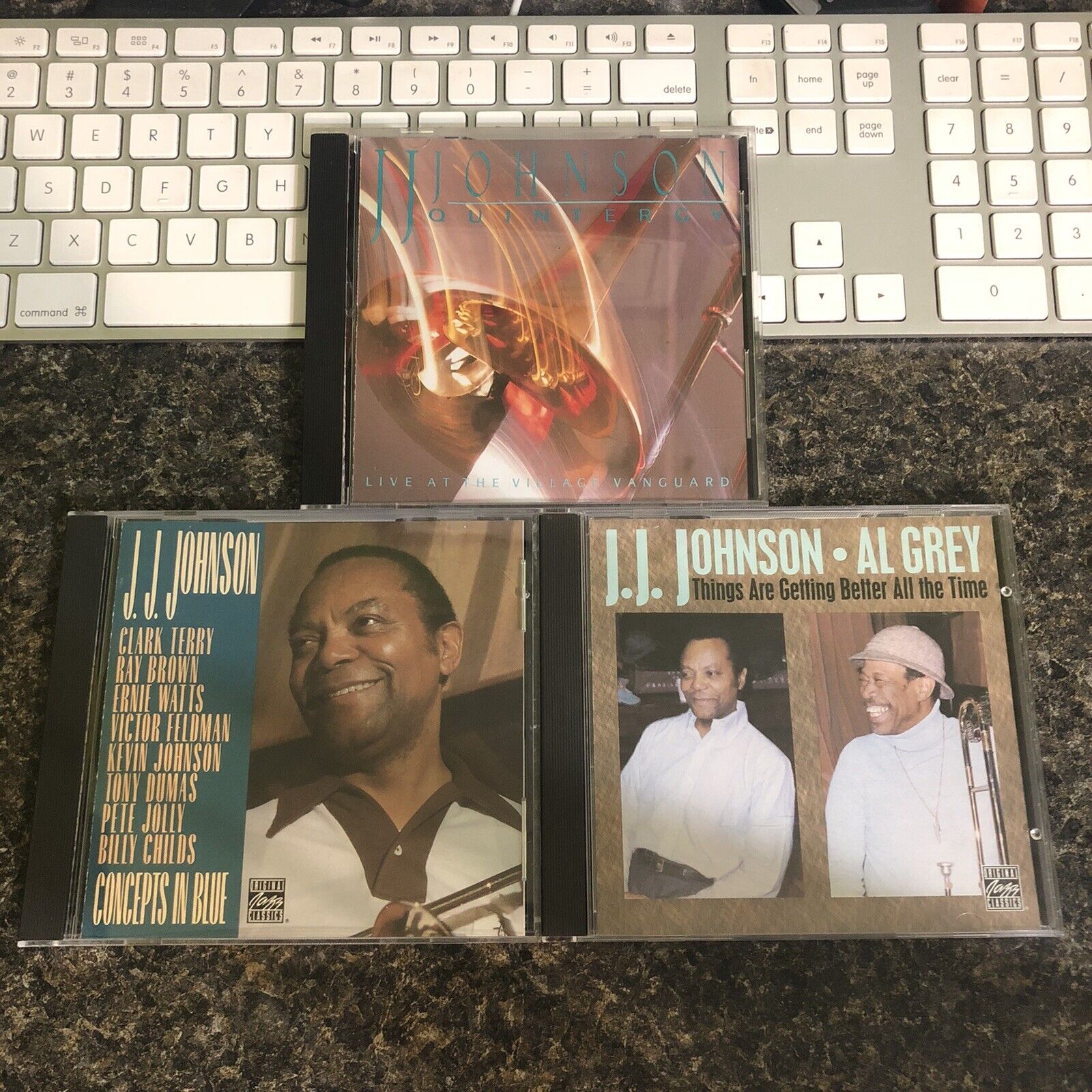 JJ Johnson RARE OOP CD LOT Concepts In Blue Getting Better Quintergy BOP JAZZ