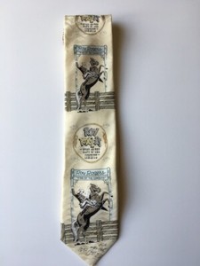 ROY ROGERS RARE VINTAGE COWBOY TRU-WEST NECKTIE TIE