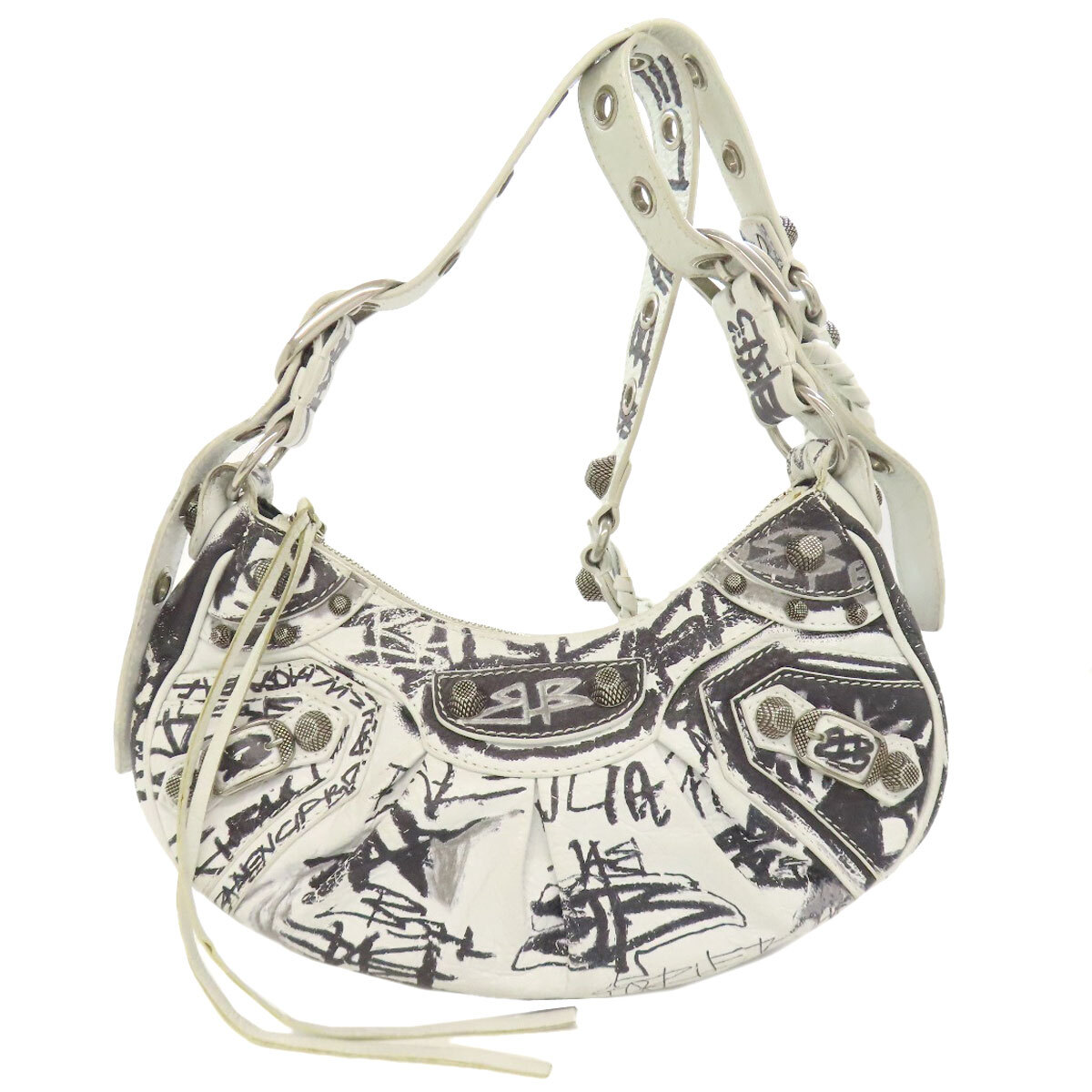 ☆直営店買付☆【BALENCIAGA】LE CAGOLE BAG 671309 23EBM 1000 BALENCIAGA 671309 Shoulder Bag Le Cagole XS Calf | eBay