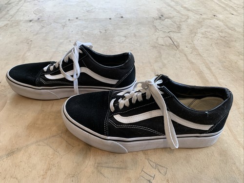 Vans Old Skool Black White, BLK/BLK Schuhe