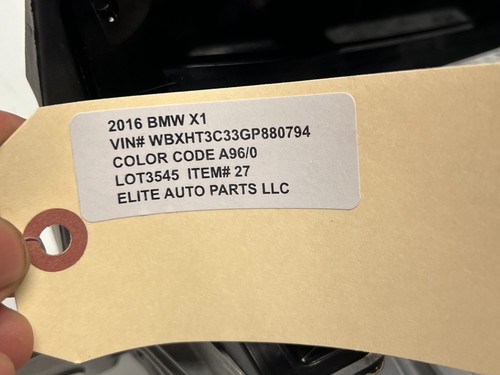 16-19 BMW X1 FRONT DASH HEAD UP DISPLAY SCREEN MONITOR HUD UNIT, OEM LOT3545 - Bild 8 von 8