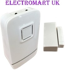 PORTABLE WIRELESS CORDLESS SHOP HOME DOOR ENTRY CONTACTS ALERT 32 CHIMES