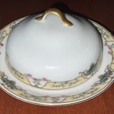 Royal Schwartzburg MARTIA Butter Dish With Cover, Vintage  Germany, 1920’s