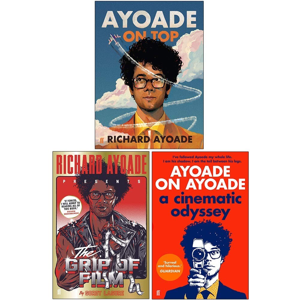 Richard Ayoade Collection 3 Books Set (Ayoade On Top, Grip of Film, on Ayoade)