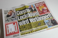 BILDzeitung 23.11.2020 November Corona   Udo Walz tot gestorben 