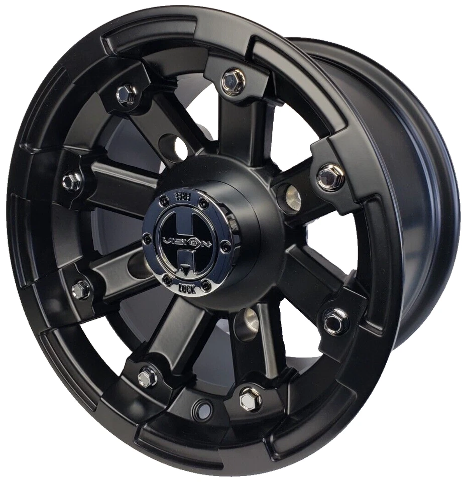 Polaris ATV RIM WHEEL 12x8 4/156 4+4 DOT RZR Ranger Ace Sportsman General Brutus — 第 2/4 张图片