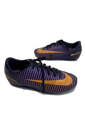 Nike Mercurial Vapor Soccer Cleats Shoes ACC Purple-Citrus 831945-585 Size 4.5Y