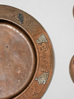 Vtg~267 Taxco Mexico~Victoria Ana Nunez Brilanti~Plate~Coasters~Copper/Silver — photo 3