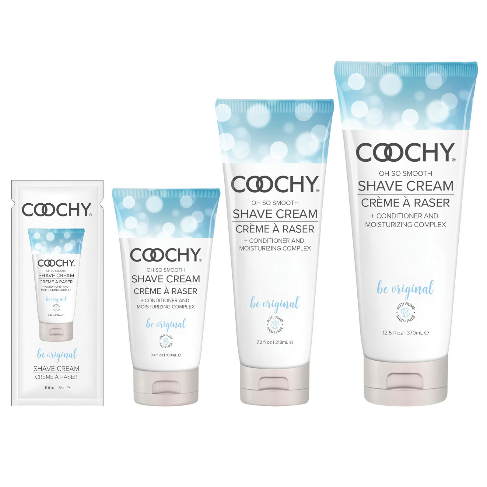 Coochy Rash Free Full Body Shave Cream Moisturizing Conditioning for