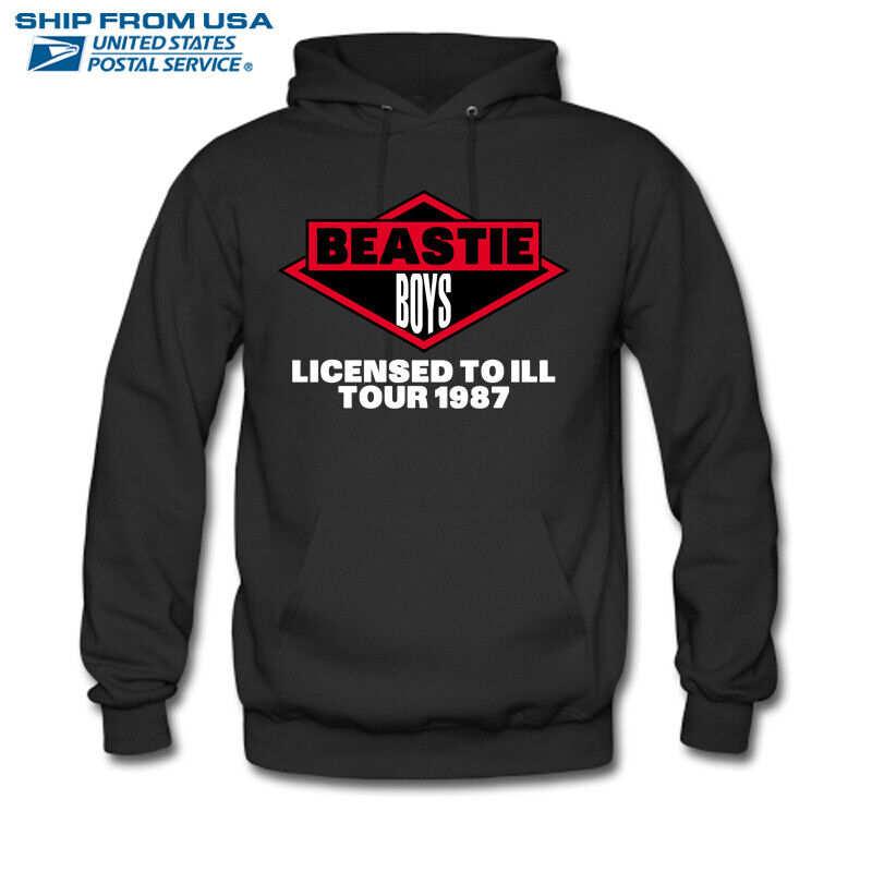 Beastie Boys-Licensed To Ill Tour Hoodies & Sweatshirts Size S-2XL Ship  From USA