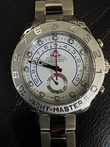 Rolex Yachtmaster II 18K White Gold 116689 full set