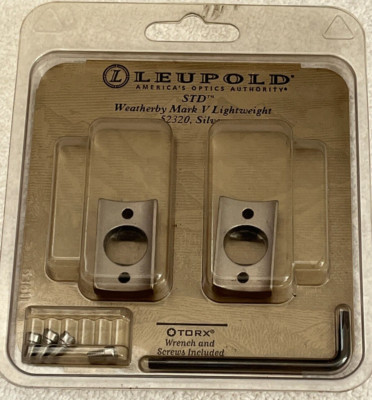 Leupold Std Weatherby Mark V Lightweight 52320 Silver
