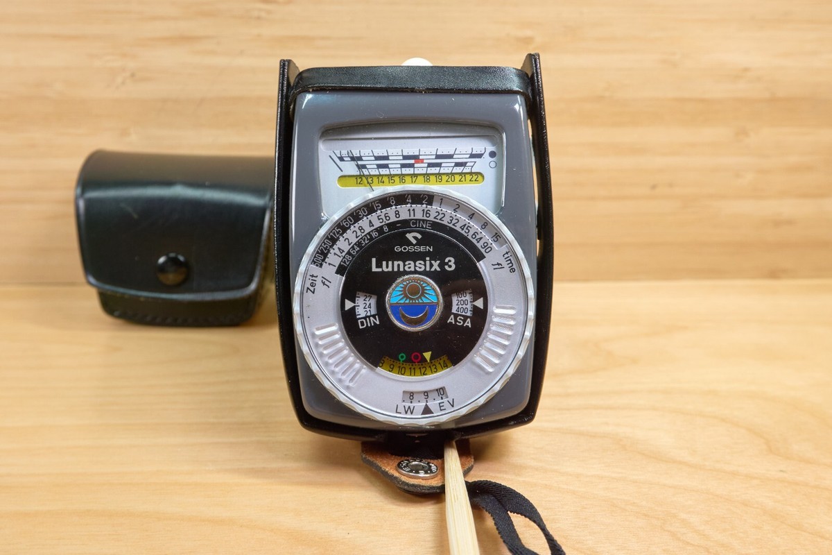 Gossen Lunasix Light Meter Lightmeter, w/ Variable Angle Spot