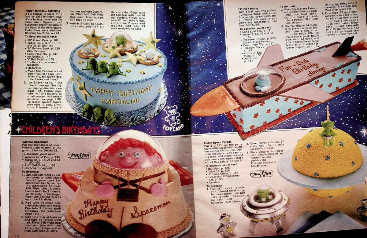 1980 Cake Decorating Wilton Yearbook / Course, Ideas, Photos