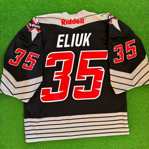 00's Dallas Eliuk Philadelphia Wings Riddell NLL Lacrosse Jersey Size Large - Picture 5 of 6