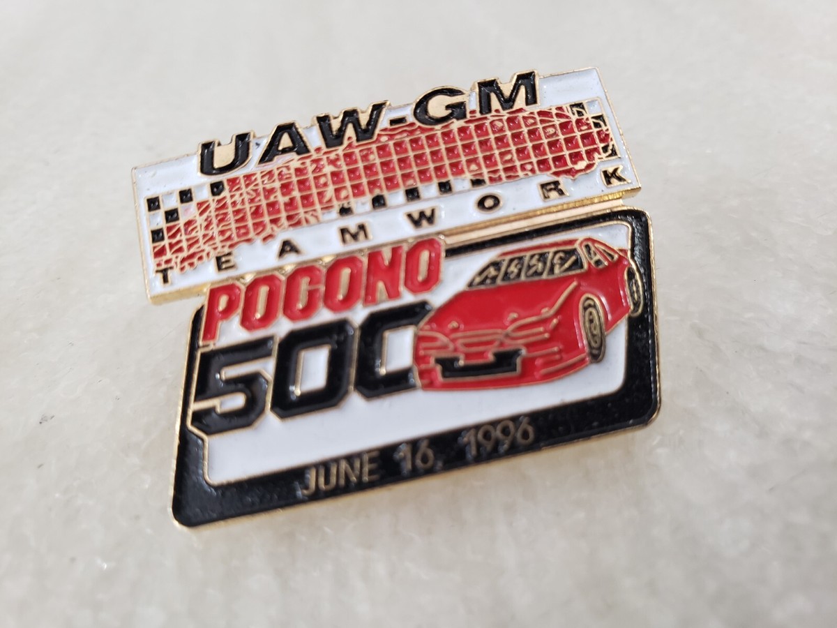 UAW-GM Pocono 500 1996 Collectible Race Car Pin Pinback Lapel | eBay
