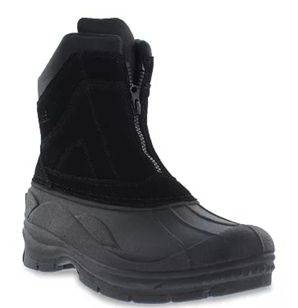 Totes Jerome Mens Waterproof Winter Boots Brown Size 9M