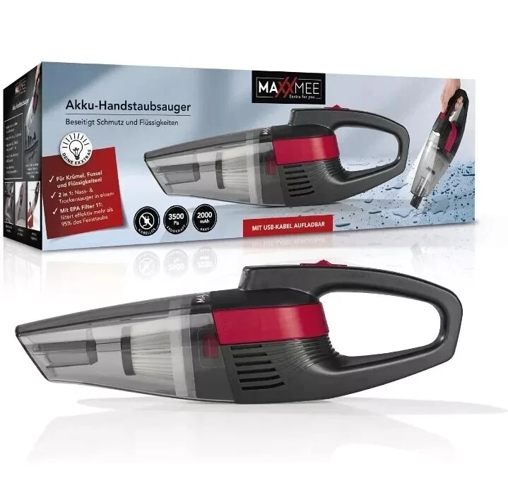 MAXXMEE Akku-Handstaubsauger | beseitigt Schmutz & saugt Flüssigkeiten auf - Bild 3 von 4