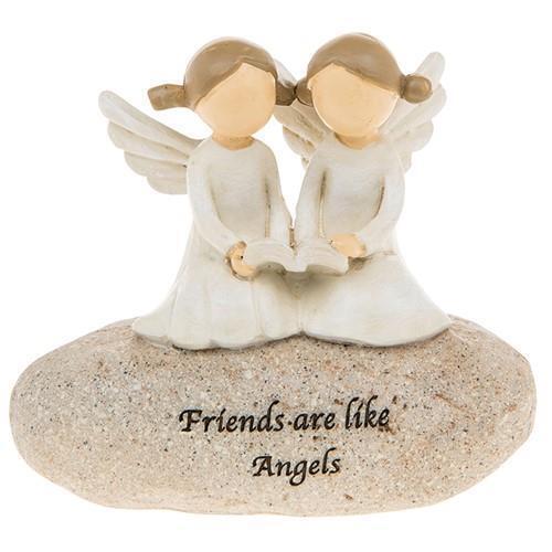 The Angel Stones Collection Figurine - Friends Sentiment Gift Idea Boxed - Picture 1 of 1