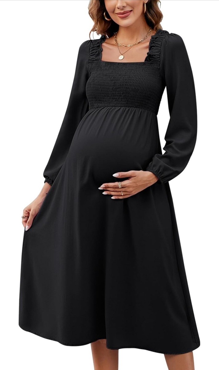 black one shoulder satin dress Plus Size One Shoulder Satin Midi Dress With Three-Quarter Sleeve In Black, Black / Plus Size / 18
