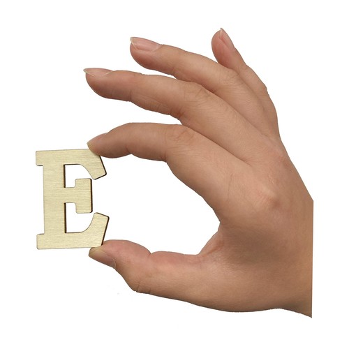 180 Pieces 1-3/4 Inch 1.75" Wooden Letters Wooden Numbers with Rustic Divider... - Picture 5 of 8