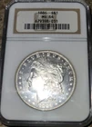 1886 Morgan Silver Dollar MS-64 Graded Coin $1 NGC